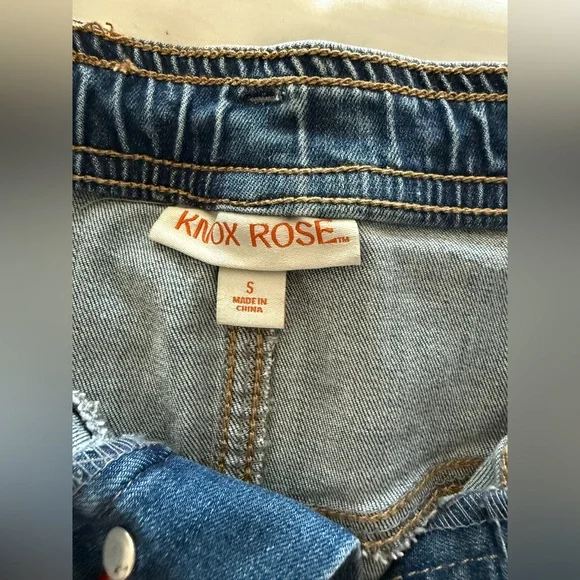 Knox Rose Blue Denim Mini Skirt - Picture 3 of 4